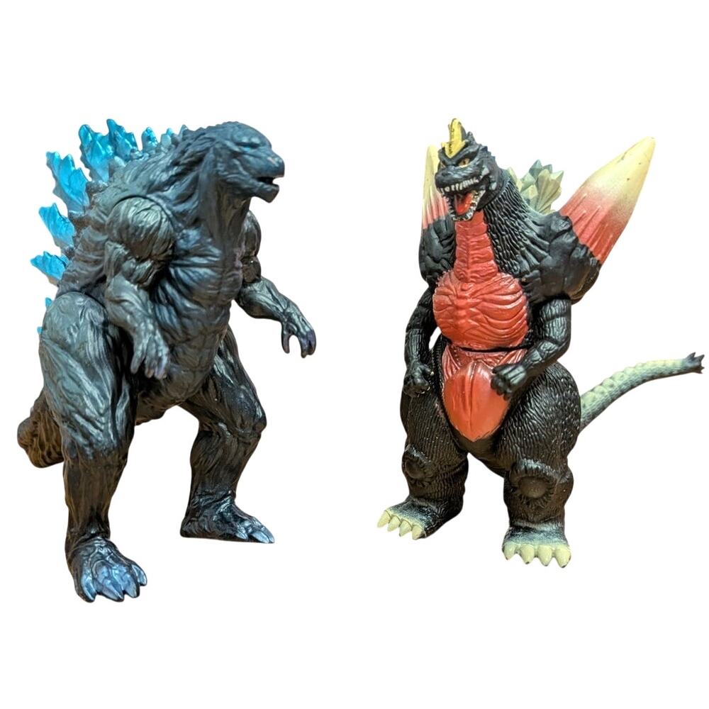 BGK King of the Monsters Godzilla and Bandai Action Figures